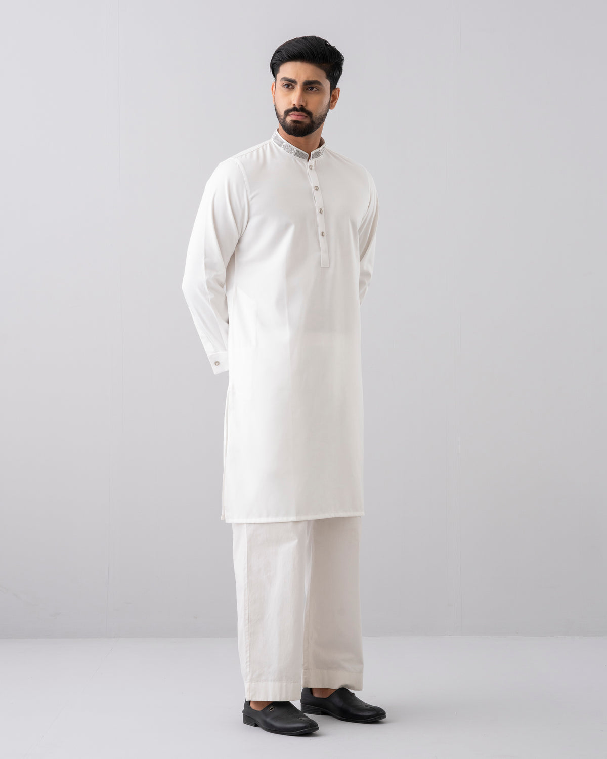 Regular Fit Embroidered Formal Panjabi