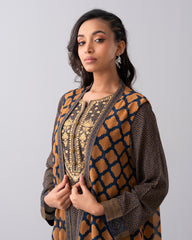 Smart Fit Embroidered Two-Piece Ethnic Set
