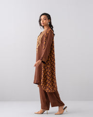 Smart Fit Embroidered Two-Piece Ethnic Set