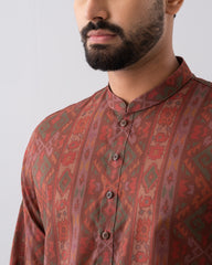 Regular Fit Printed Panjabi