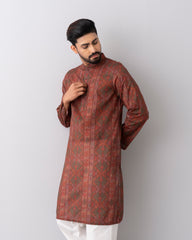 Regular Fit Printed Panjabi