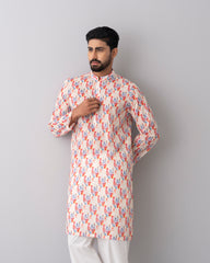 Regular Fit Printed Panjabi