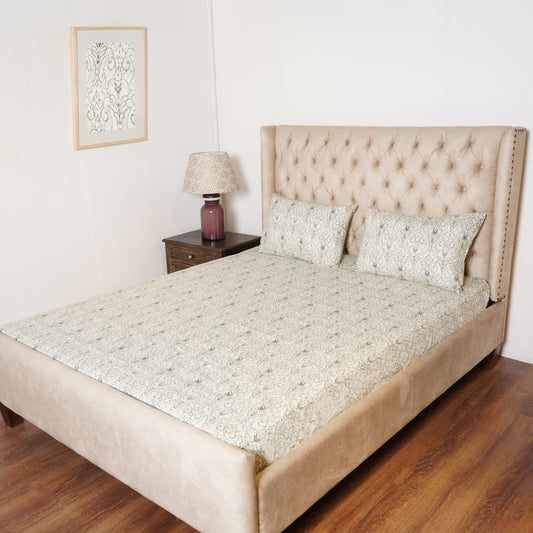 Bedsheets- Ethnic Jaal (king Size)