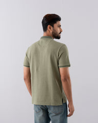 Relaxed Fit Yarn-Dyed Polo Shirt