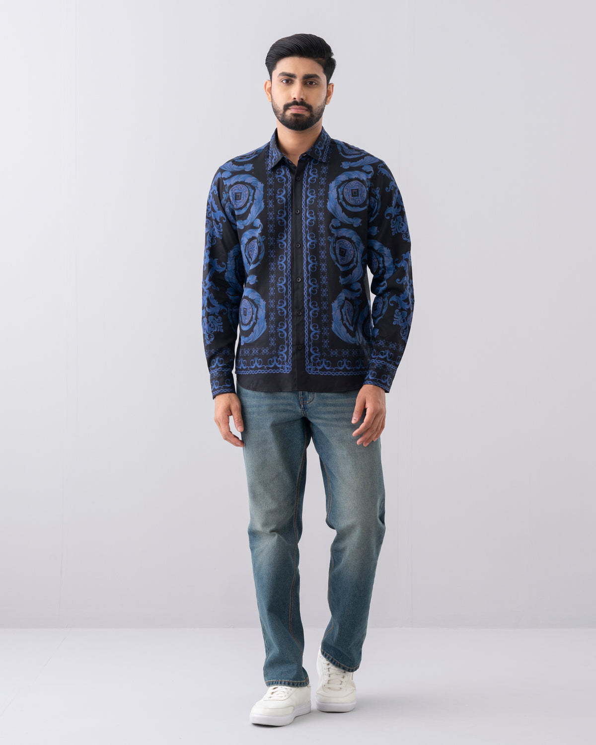 Regular Fit Printed Casual Shirt