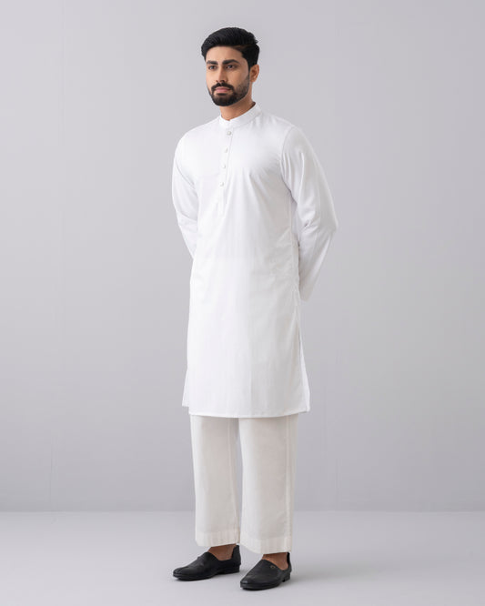 Slim Fit Embroidered Semi-Formal Panjabi