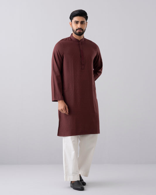 Regular Fit Embroidered Semi-Formal Panjabi