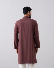 Regular Fit Embroidered Semi-Formal Panjabi