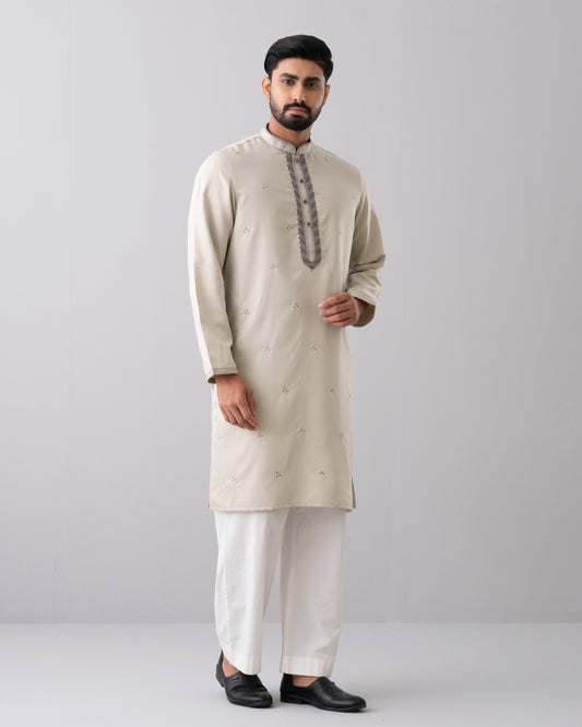 Regular Fit Embroidered Formal Panjabi