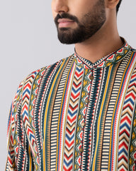 Regular Fit All-Over Printed Panjabi