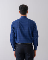 Regular Fit Thin Check Formal Shirt