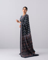 Digital Printed Cotton Saree