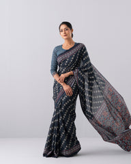 Digital Printed Cotton Saree