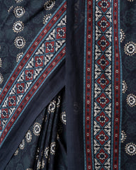Digital Printed Cotton Saree
