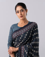 Digital Printed Cotton Saree