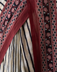 Digital Printed Cotton Saree