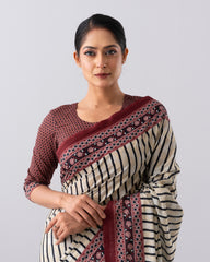 Digital Printed Cotton Saree
