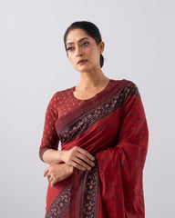 Digital Printed Cotton Saree