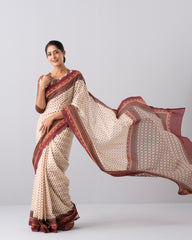 Digital Printed Cotton Saree
