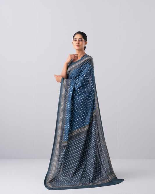 Digital Printed Cotton Saree