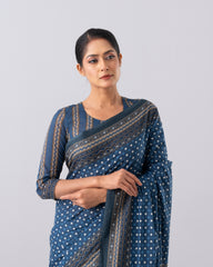 Digital Printed Cotton Saree