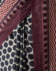 Digital Printed Cotton Saree