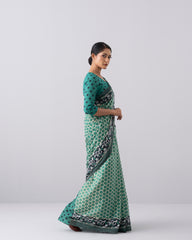 Digital Printed Cotton Saree