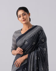 Digital Printed Cotton Saree
