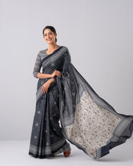 Digital Printed Cotton Saree
