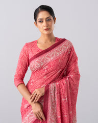 Digital Printed Cotton Saree