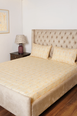 Bedsheets- Butter Scotch (King Size)