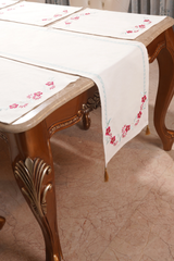 Table Runner -  Snow White (14x45 Inch)