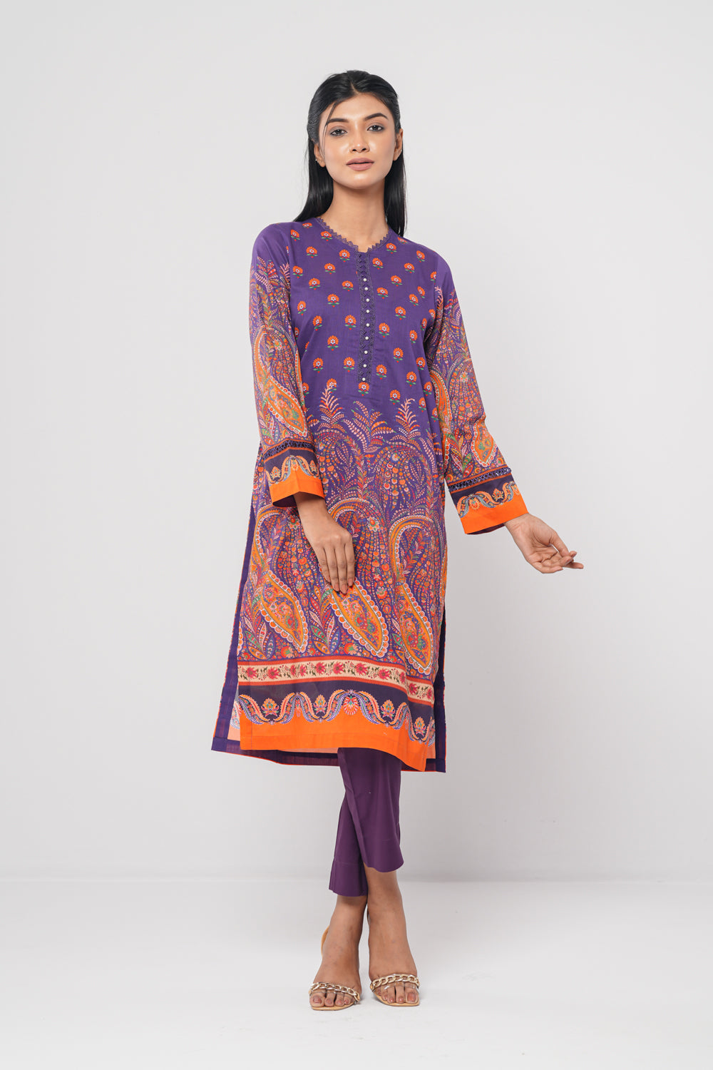 Women's Lawn Kurta - One Piece