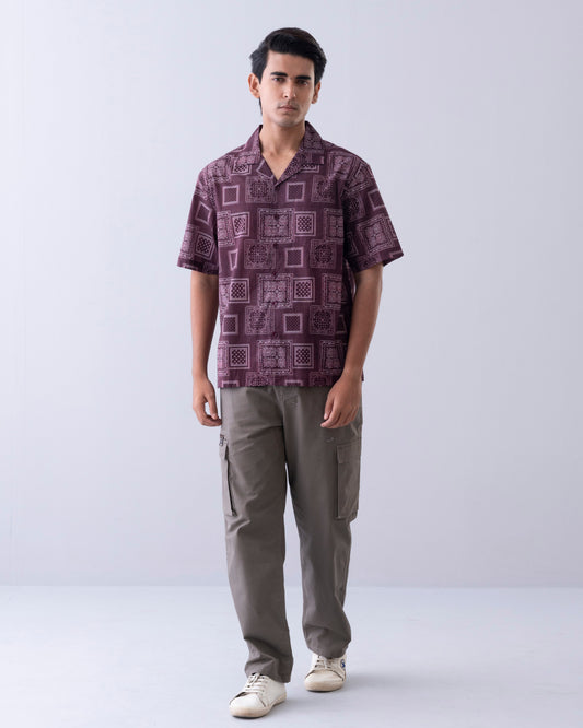 Relaxed Fit Printed Casual Shirt