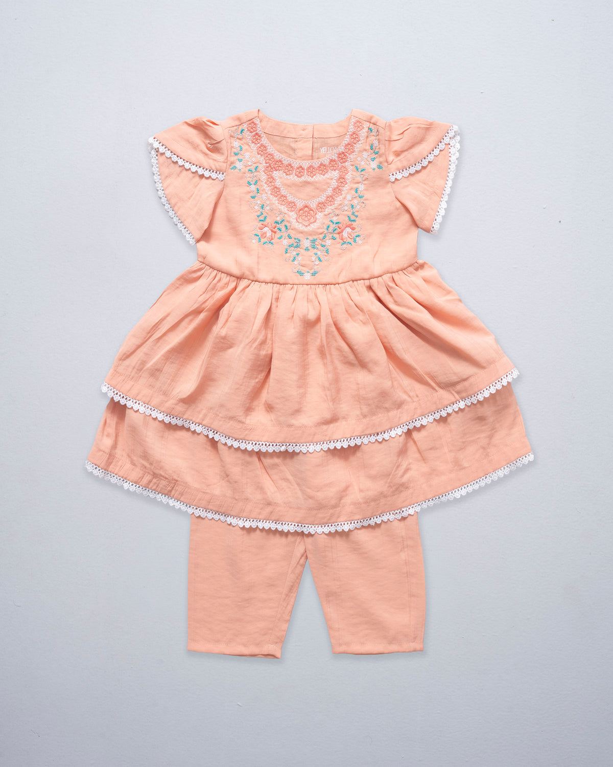 Newborn Girls' Ethnic Partywear Set (6-18 Months)