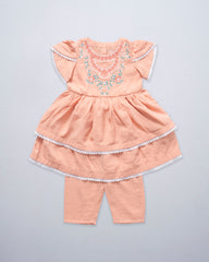 Newborn Girls' Ethnic Partywear Set (6-18 Months)