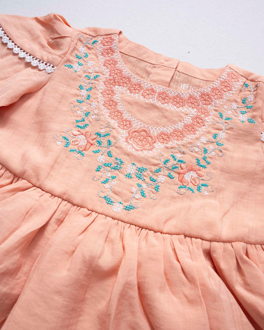 Newborn Girls' Ethnic Partywear Set (6-18 Months)