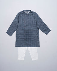 Newborn Boys' Panjabi Set (0-6 Months)