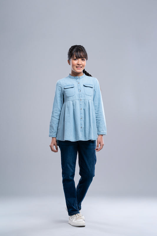 Junior Girls Evening Top (10-14 Years)