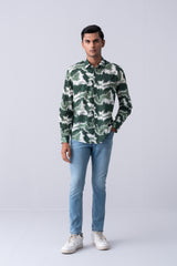 Regular Fit Printed Casual Shirt