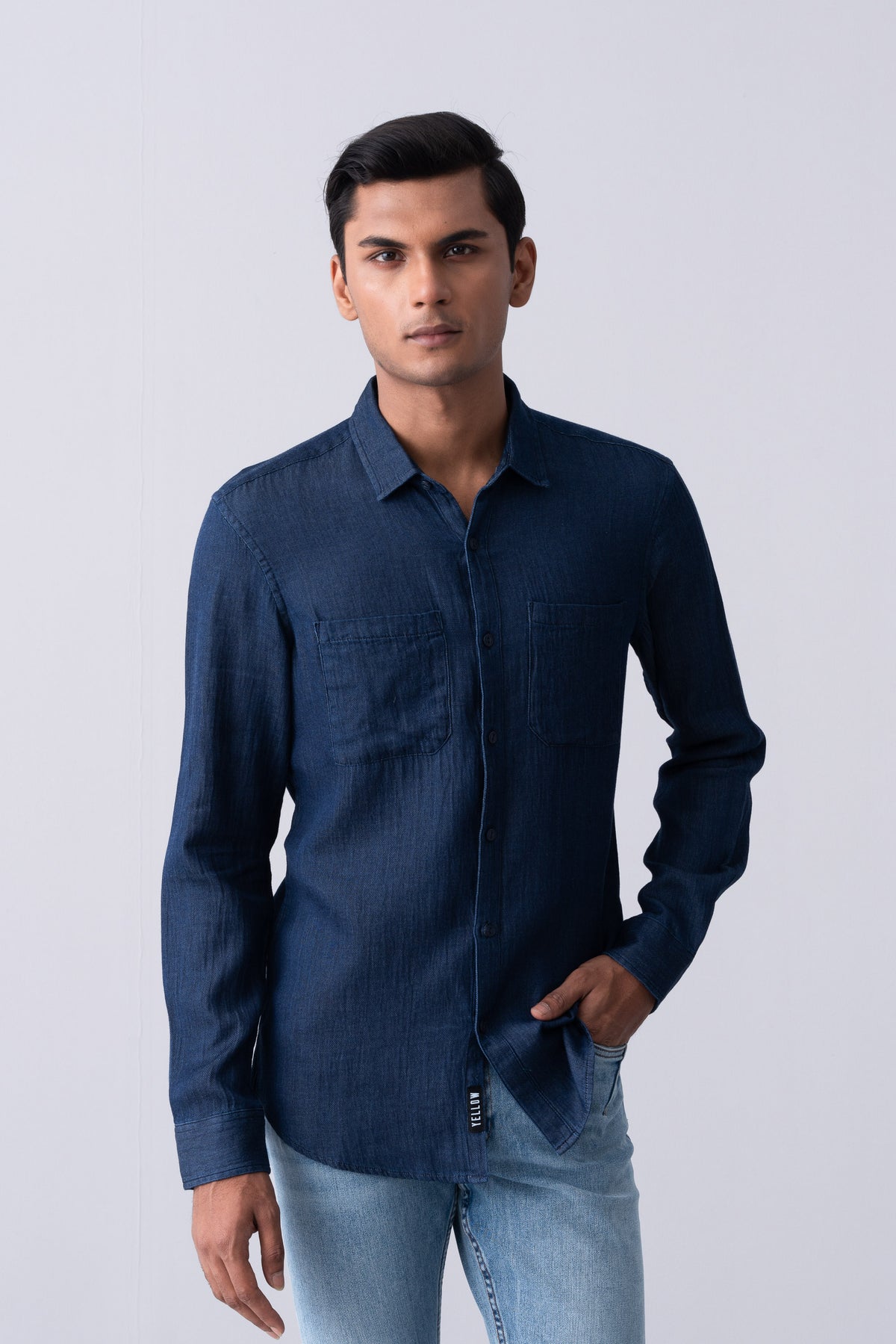 D-Fit Denim Casual Shirt