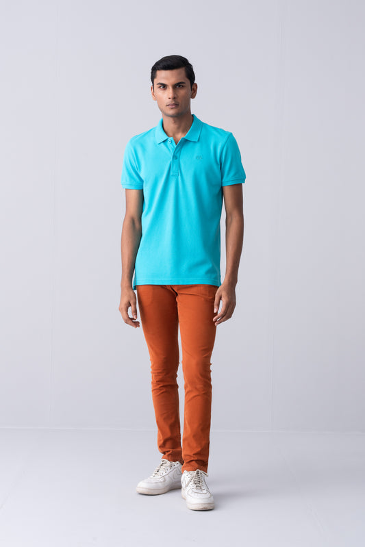 Regular Fit Solid Polo Shirt