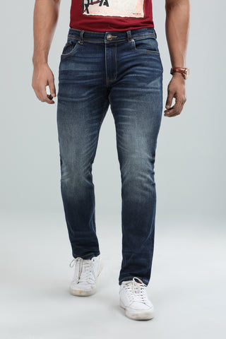 Premium Mid Indigo Slim Fit Jeans