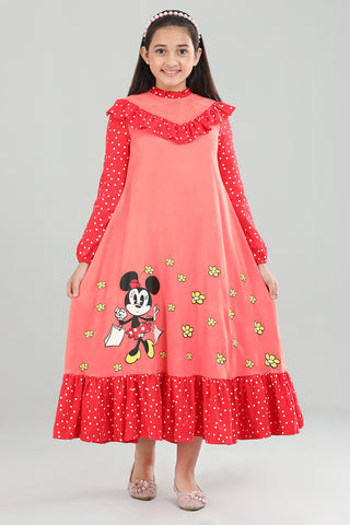 Junior Girls Long Dress (10-14 Years) - Disney