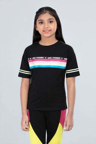 Girls Athleisure T-Shirt (6-8 Years)
