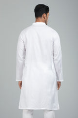 Semi-Formal Embroidered Cotton Panjabi