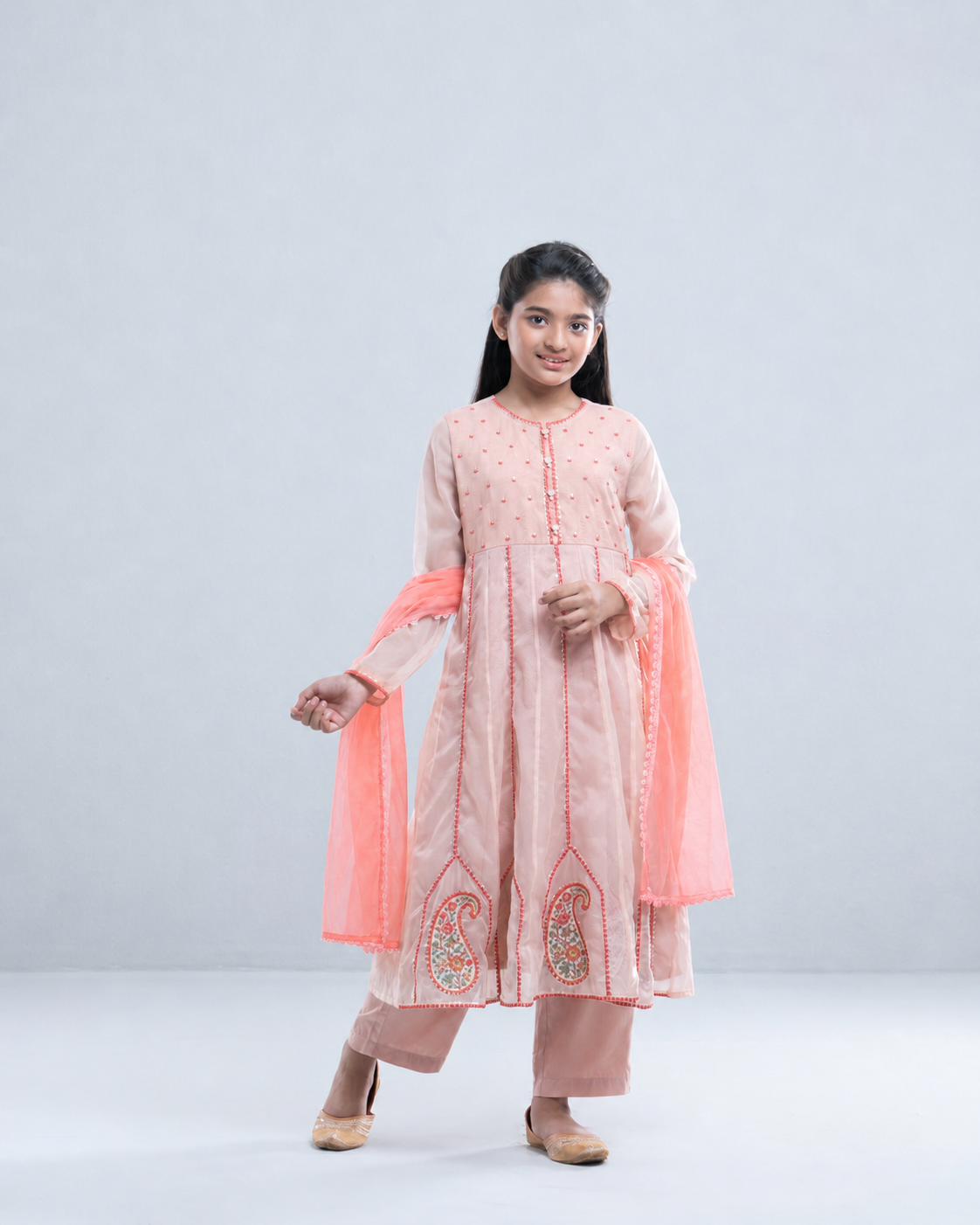 Princess Ethnic Partywear Set (10-14 Years)