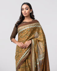 Digital Printed Cotton Saree