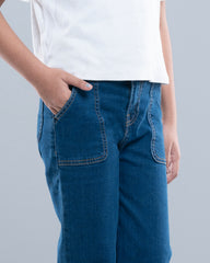 Girls' Denim Bottom (2-4 Years)
