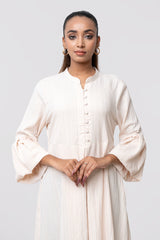 Regular Fit A-line Flare Long Dress